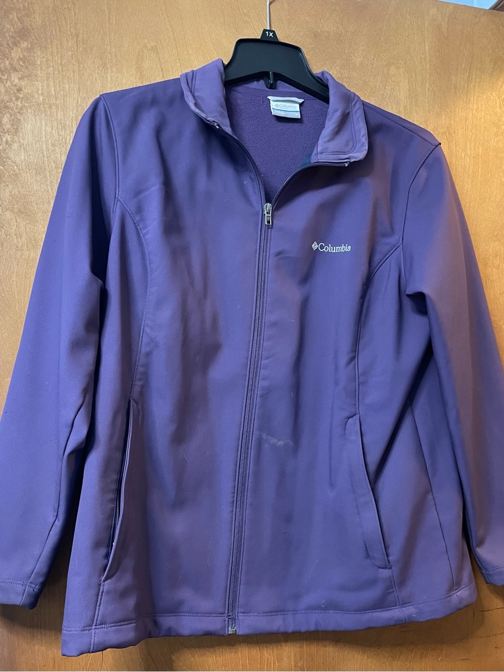 Columbia Women's Purple Full-Zip Softshell Jacket